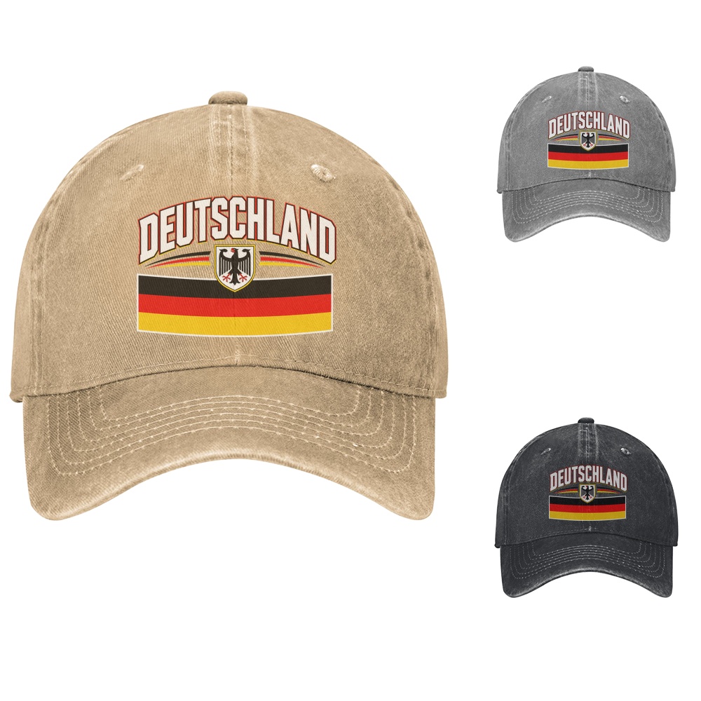 Germany Eagle Crest Baseball Cap Patriotic Theme Adjustable Dad Hat